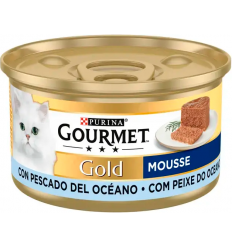 Purina Gourmet Gold Adult Mousse Pescado del Océano 85 gr. 80393313