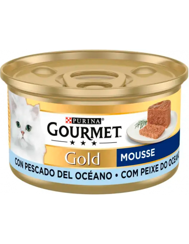 Purina Gourmet Gold Adult Mousse Pescado del Océano 85 gr. 80393313