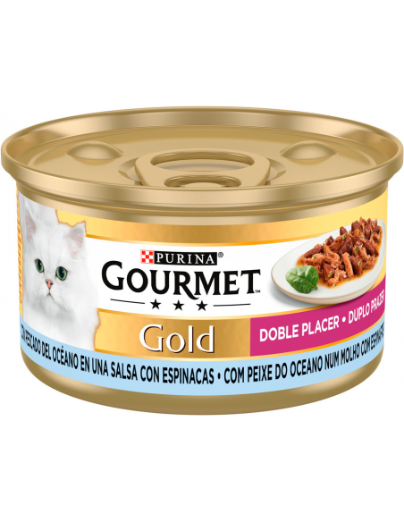 Purina Gourmet Gold Adult Doble Placer Pescado 85 gr. EAN 7613032408794