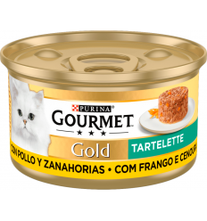 Purina Gourmet Gold Adult Tartelette Pollo y Zanahoria 85 gr. EAN 7613035442535