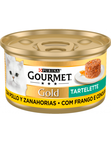 Purina Gourmet Gold Adult Tartelette Pollo y Zanahoria 85 gr. EAN 7613035442535