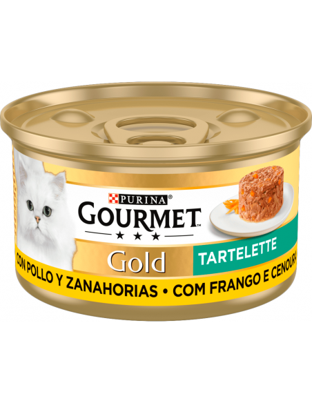 Purina Gourmet Gold Adult Tartelette Pollastre i Pastanaga 85 gr. EAN 7613035442535