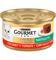 Purina Gourmet Gold Adult Tartelette Bou i Tomàquet 85 gr. EAN 7613035442504