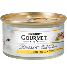 Purina Gourmet Diamant Adult Mini Filetes con Pollo 85 gr. EAN 80713586