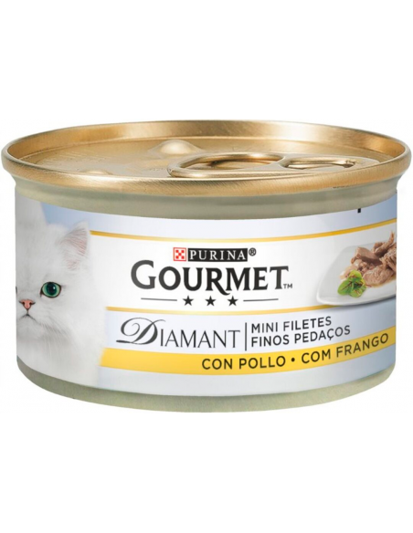 Purina Gourmet Diamant Adult Mini Filets amb Pollastre 85 gr. EAN 80713586