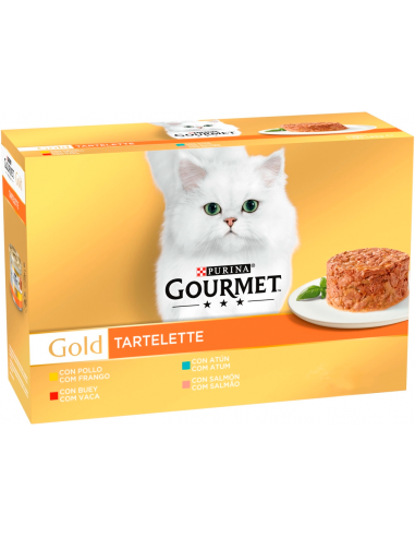 Purina Gourmet Gold Adult Tartelette Multi Pack. EAN 7613036442640 / 7613038660813