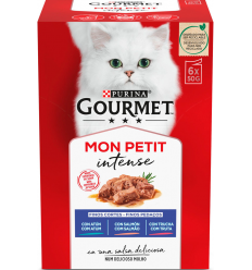 Purina Gourmet Mon Petit Intense Adult Selección de Pescados 6x50 gr. EAN 7613034453129
