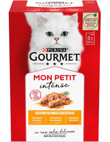 Purina Gourmet Mon Petit Adult Selección de Aves 6x50 gr.7613034453754