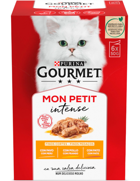 Purina Gourmet Mon Petit Adult Selecció d'Aus 6x50 gr.7613034453754