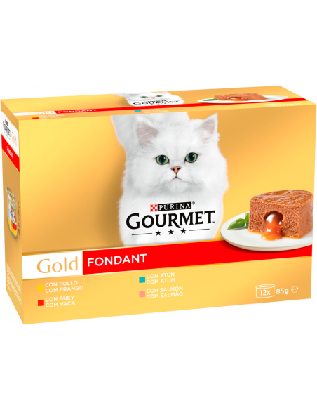 Purina Gourmet Gold Adult Fondant Multi Pack 12 x 85 gr. EAN 7613036412018