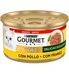 Purina Gourmet Gold Adult Delicias Suculentas Pollo 85 gr. 8445290502476