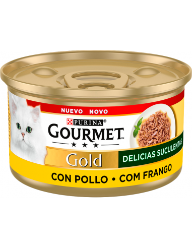 Purina Gourmet Gold Adult Delicias Suculentas Pollo 85 gr. 8445290502476
