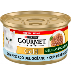 Purina Gourmet Gold Adult Delicias Suculentas Pescado del Océano 85 gr. 8445290502490