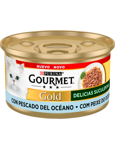 Purina Gourmet Gold Adult Delicias Suculentas Pescado del Océano 85 gr. 8445290502490
