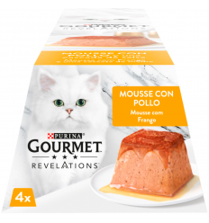 Purina Gourmet Revelations Adult Mousse Pollo con Salsa 4 x 57 gr. EAN 7613287079787