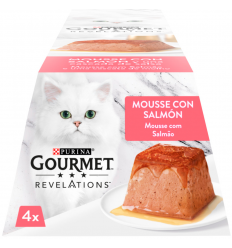 Purina Gourmet Revelations Adult Mousse Salmó amb Salsa 4 x 57gr. EAN 7613287080080