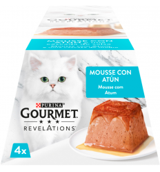 Purina Gourmet Revelations Adult Mousse Atún con Salsa 4 x 57gr. 7613287192103