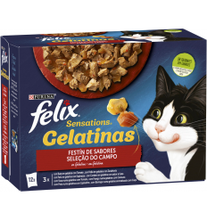 Purina Felix Sensations Festí de Sabors en Gelatina 12x85gr. 7613287495068