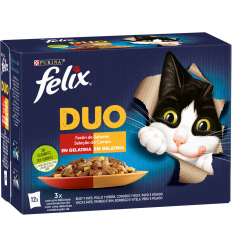 Purina Felix Duo Festí de Sabors en Gelatina 12x85gr. 7613287495792