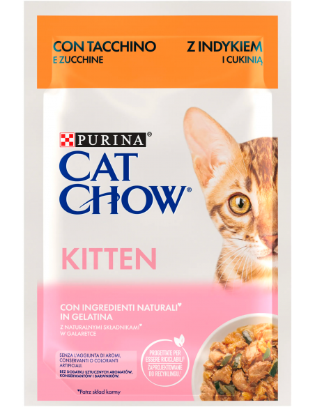 Purina Cat Chow Kitten Gall Dindi en Gelatina