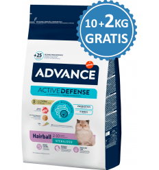 Advance Cat Adult Sterilized Hairball Gall Dindi. 8410650218649 / 8410650218656 / 8410650634784