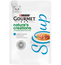 Purina Gourmet Nature`s Creations Soup Tonyina i Gambes 40 gr. 8445291238756