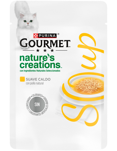 Purina Gourmet Nature`s Creations Soup Pollastre 40 gr. 8445291238794