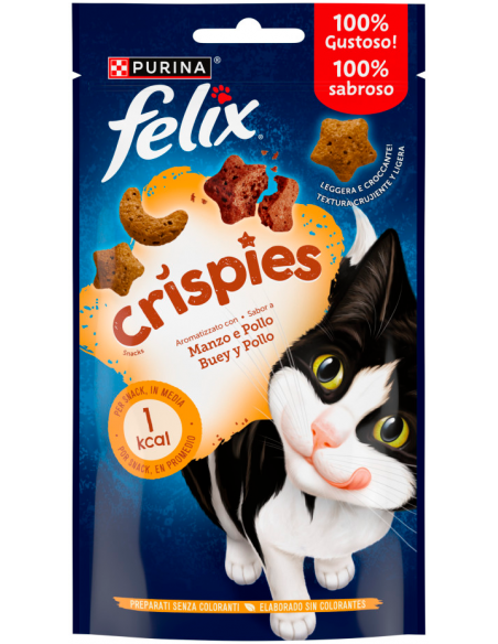 Purina Felix Crispies Buey y Pollo 45 gr. 7613034291127
