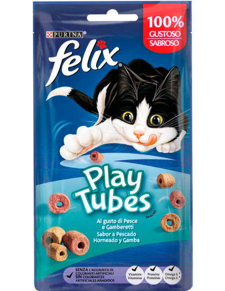 Purina Felix Play Tubes Peix i Gambes al Forn 50 gr. 7613036706322