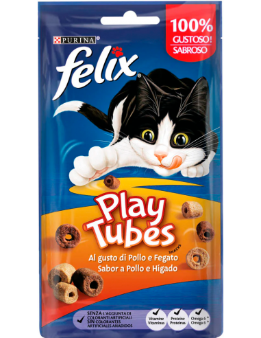 Purina Felix Play Tubes Pollastre i Fetge 50 gr. 7613036706902