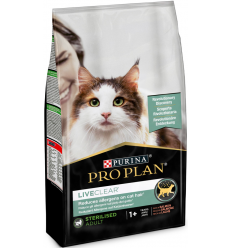 Purina Pro Plan Cat LiveClear Adult Sterilised Salmón 1,4 kg. 7613287232700