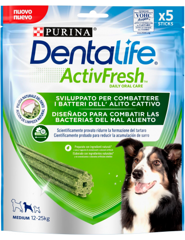 Purina Dentalife Dog ActivFresh Medium Sticks 7613287758385