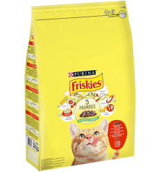 Purina Friskies Cat Adult  Bou, Pollastre i Verdures 3222270297370
