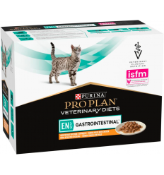 Purina Pro Plan Veterinary Diets Cat EN Gastrointestinal Pollo en Salsa 10x85 gr. 8445290046079
