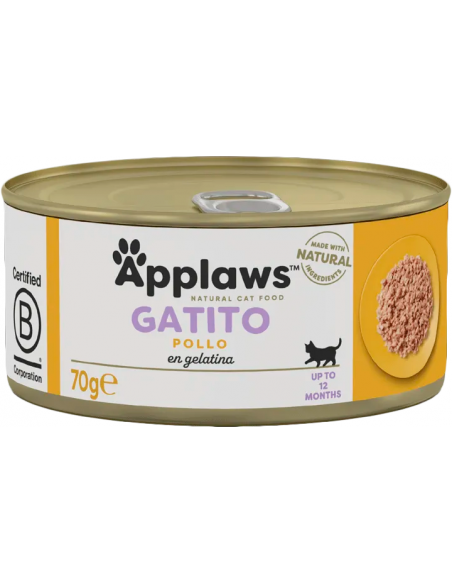 Applaws Kitten Pollo en Gelatina 70 gr. 5060122490009