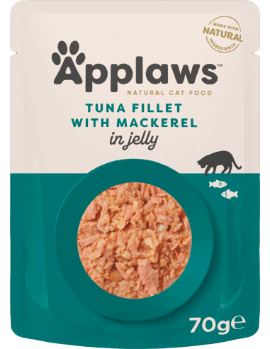Applaws Adult Atún y Caballa en Gelatina 70 gr. 5060333430283