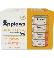 Applaws Adult Selecció de Pollastre en Brou 12x70 gr. 5060333437374