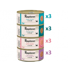 Applaws Adult Selección de Pescado en Caldo 12x70 gr. EAN 5060333437381 2
