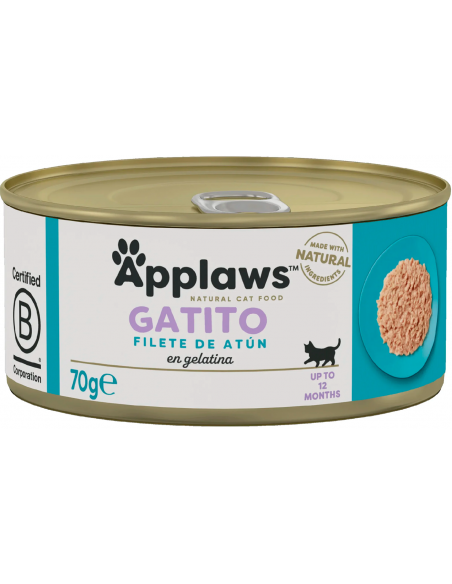 Applaws Kitten Atún en Gelatina 70 gr. 5060333435240