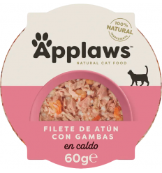 Applaws Adult Tonyina amb Gambes en Brou Terrina 60 gr. 5060122496001