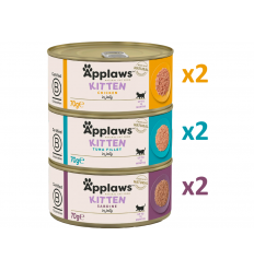 Applaws Kitten Selecció Variada en Gelatina 6x70 gr. 5060122496544 2