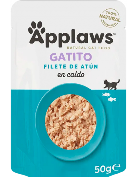 Applaws Kitten Atún en Caldo 50 gr. 5060708563394