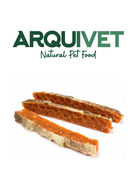 Arquivet Barretes de Salmó amb Pell 100 gr. EAN 8435117868922