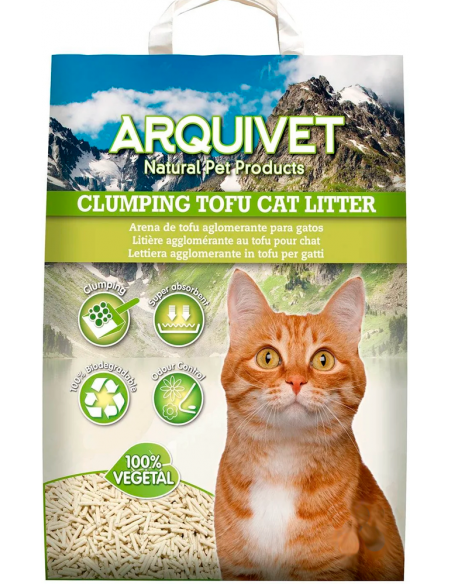 Arquivet Tofu Cat Litter. EAN 8435117842465 / 8435117840799