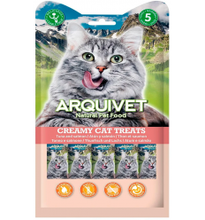 Arquivet Cat Creamy Treats Tonyina i Salmó 5x14 gr. 8435117842236