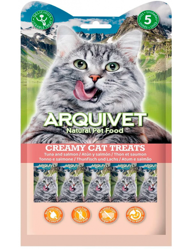 Arquivet Cat Creamy Treats Tonyina i Salmó 5x14 gr. 8435117842236
