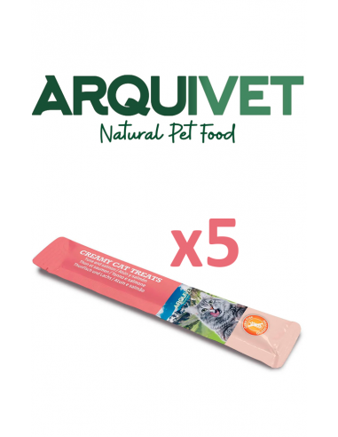 Arquivet Cat Creamy Treats Tonyina i Salmó 5x14 gr. 8435117842236