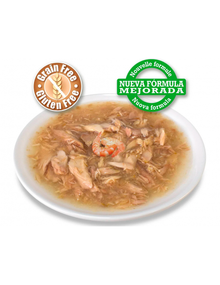 Arquivet Cat Tonyina Blanca i Gambes en Salsa 80 gr. 8435117879898