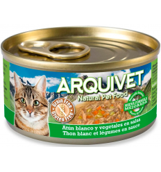 Arquivet Cat Tonyina Blanca i Vegetals en Salsa 80 gr. EAN 8435117879959