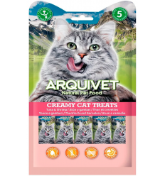 Arquivet Cat Creamy Treats Atún y Gambas 5 x 14gr. 8435117842229